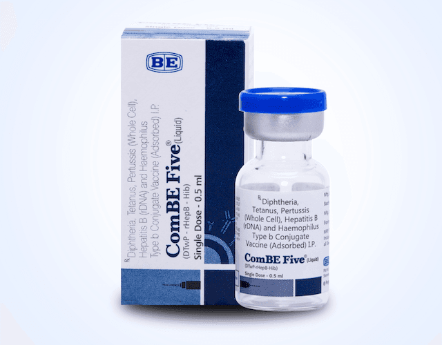 Những lưu ý về vắc-xin 5 trong 1 Combe Five