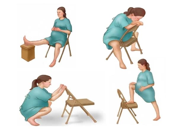 10 Tư thế giúp sản phụ bớt đau khi chuyển dạ