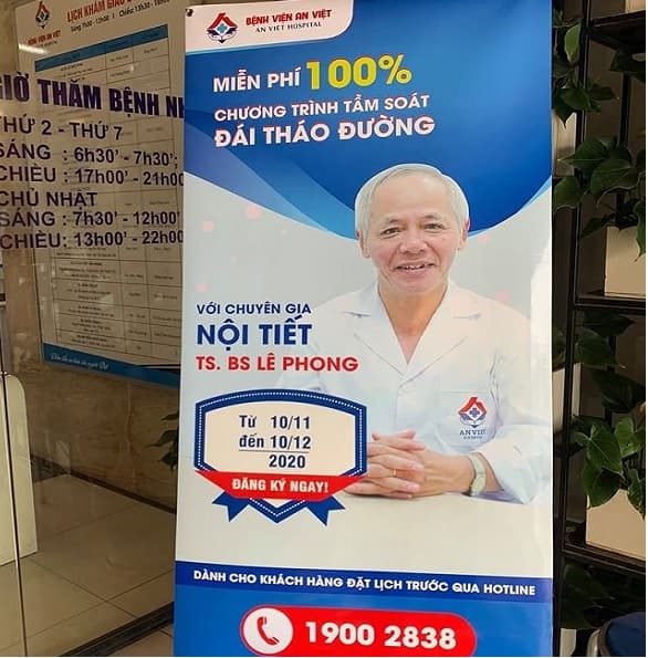 Miễn phí 100% tầm soát đái tháo đường với tiến sĩ, bác sĩ Lê Phong