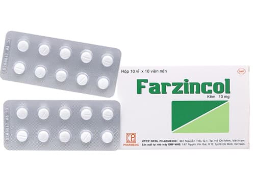 Thuốc farzincol được sử dụng để điều trị bệnh gì?