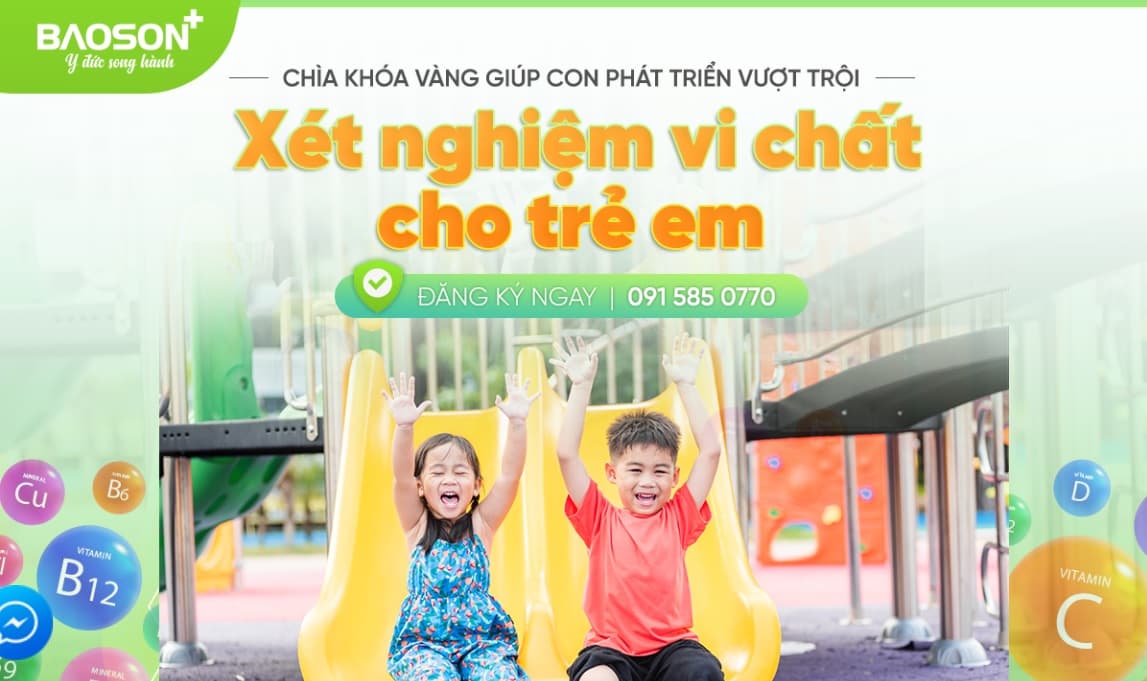Gói Xét nghiệm vi chất dinh dưỡng tại Bệnh viện đa khoa Bảo Sơn 2