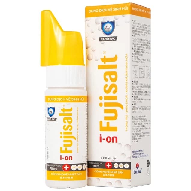 Dung dịch vệ sinh mũi Fujisat i-on 70ml – Giảm đau, nhức, sưng đỏ hiệu quả