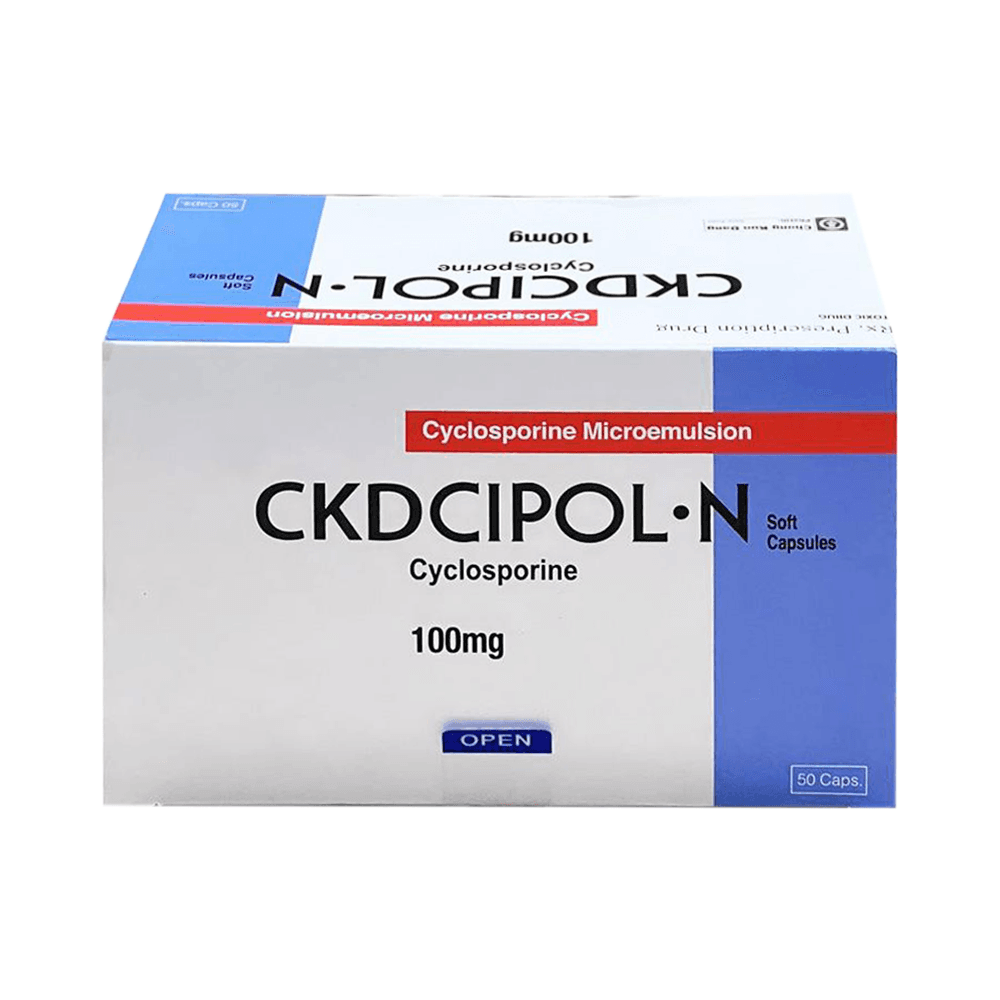 Thuốc Ckdcipol-N 100mg Suheung ngăn đào thải trong ghép tạng (10 vỉ x 5 viên)