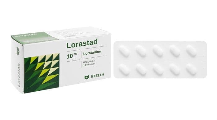Viên nén Lorastad 10mg Stella – Điều trị viêm mũi dị ứng, hắt hơi, sổ mũi