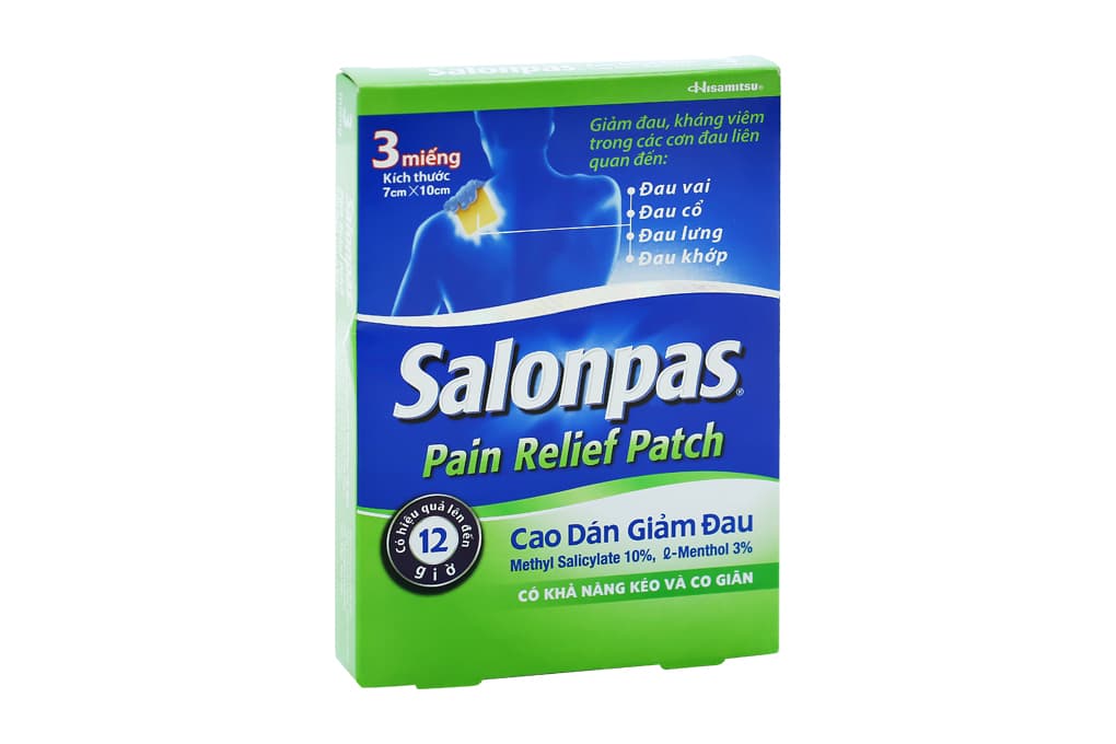  Cao Dán Salonpas Pain Relief Patch - Giải Pháp Hiệu Quả Cho Đau Vai, Đau Cổ