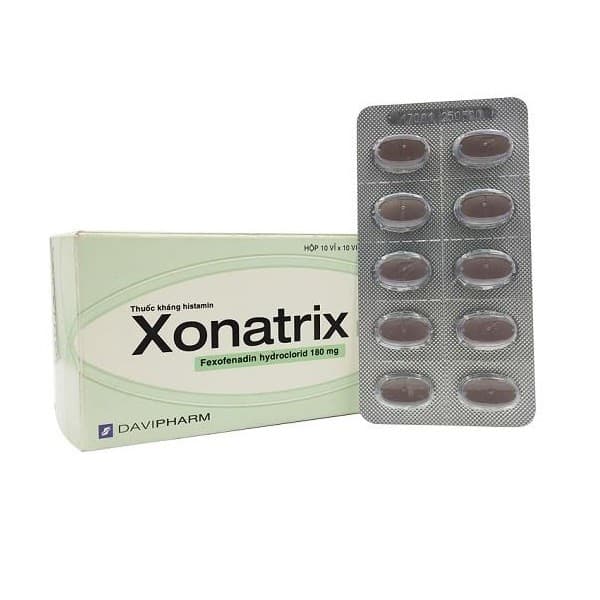 Xonatrix Forte 180mg DaviPharm: Giải pháp hiệu quả cho viêm mũi dị ứng theo mùa