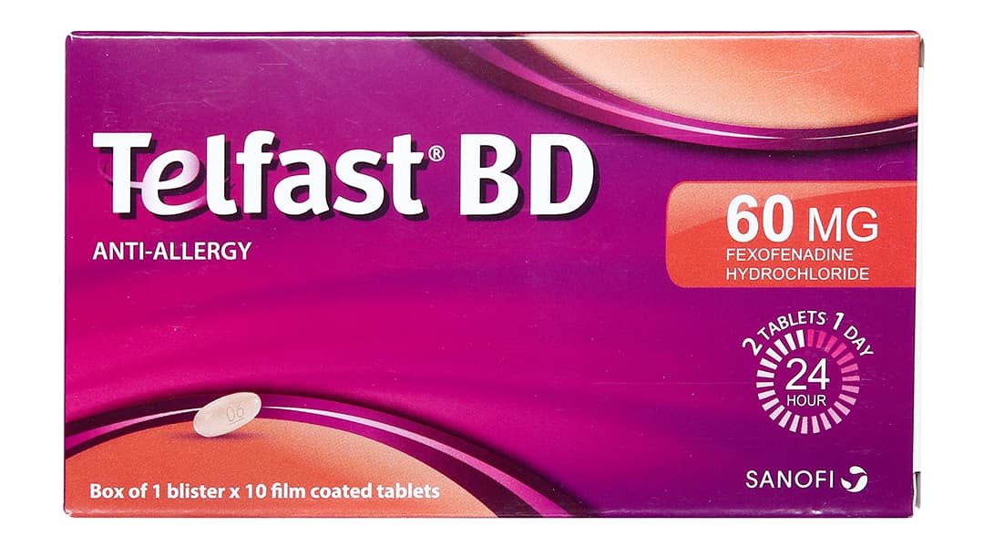Thuốc Telfast BD 60mg Sanofi: Giải pháp cho viêm mũi dị ứng, mày đay