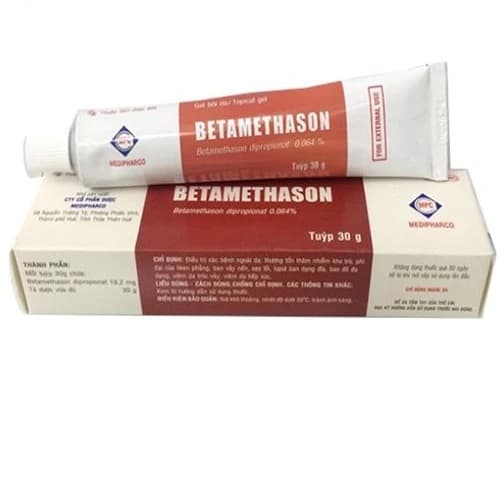 Betamethason 0.064% Medipharco 30g - Điều trị viêm da tróc vảy, viêm da tiếp xúc