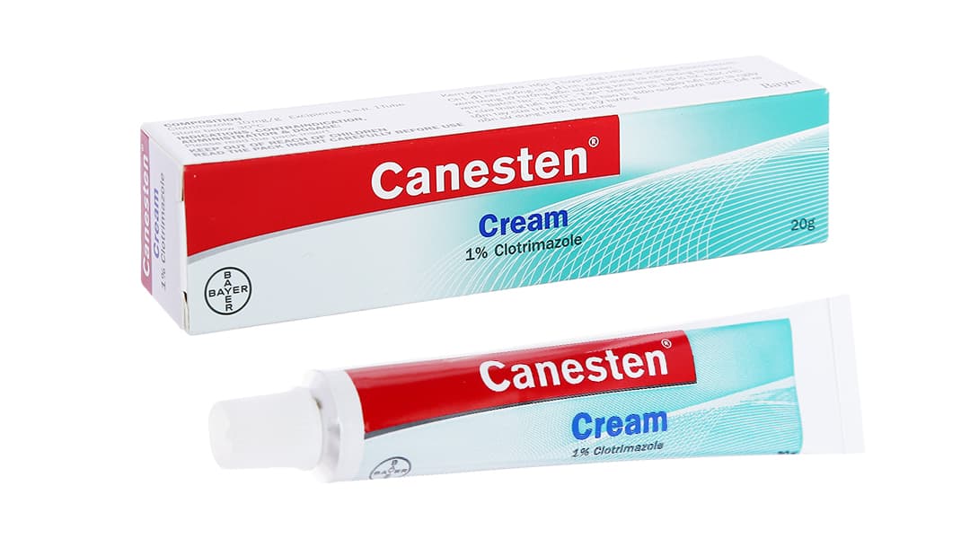 Kem bôi Canesten 1% Bayer 5g điều trị nấm da, nấm men, nấm mốc hiệu quả