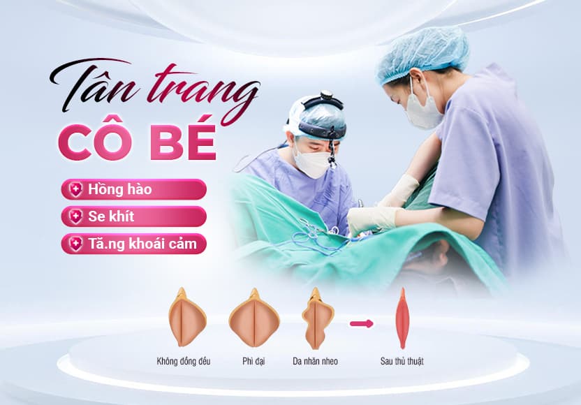 Thẩm mỹ cô bé tại Hồng Ngọc: Se khít – Hồng hào – An toàn tuyệt đối