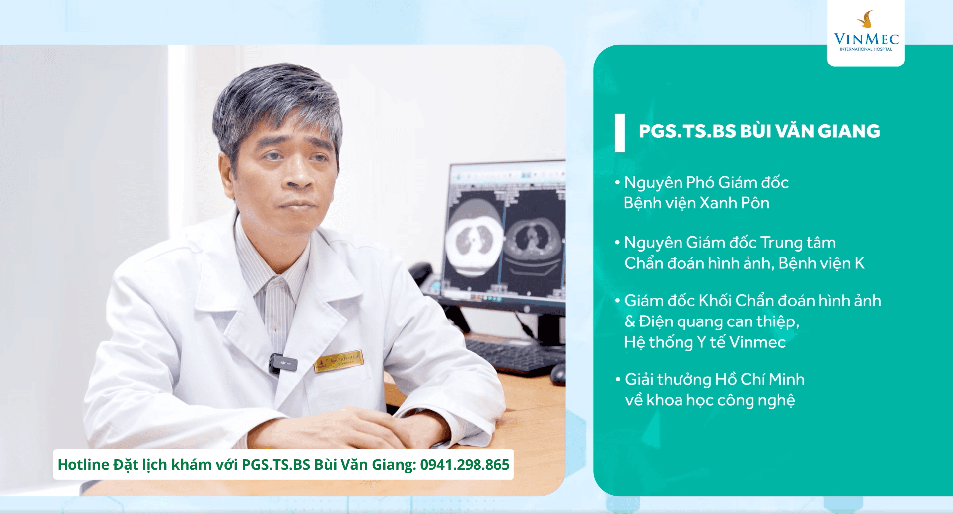 Cơ hội khám Cơ xương khớp tại Vinmec Phú Quốc cùng PGS.TS.BS Bùi Văn Giang