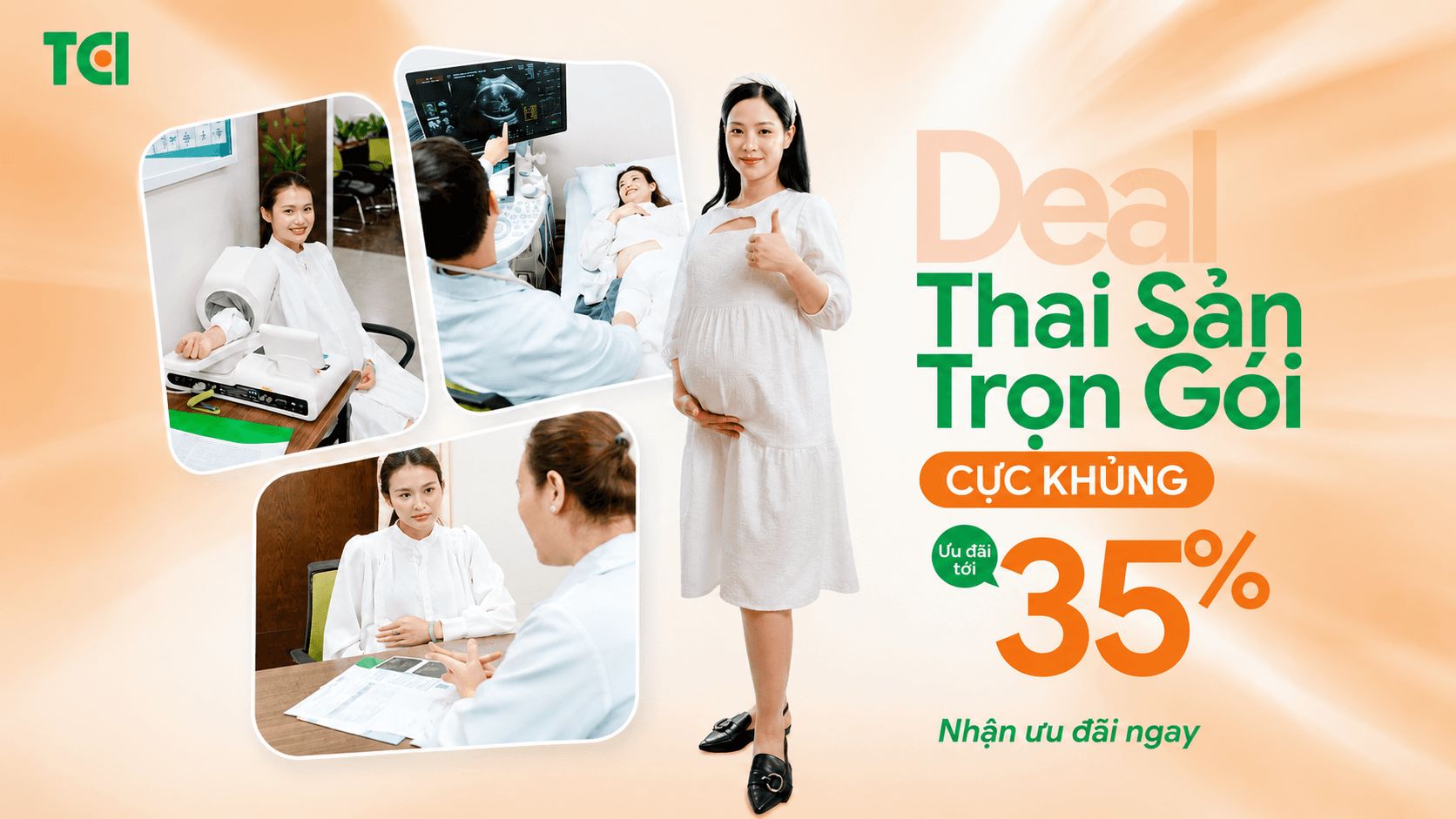 Ưu đãi đến 35% Gói thai sản tại Thu Cúc TCI 216 Trần Duy Hưng 