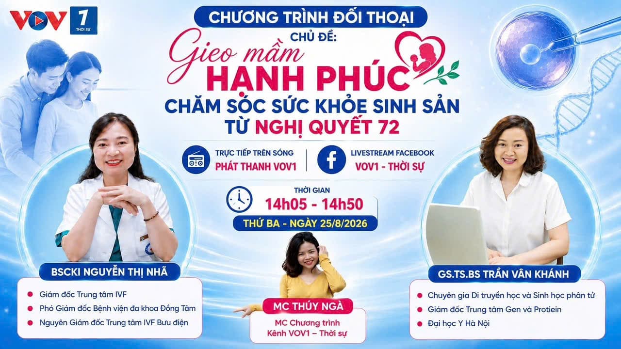 Chương trình đối thoại "Gieo mầm hạnh phúc - Chăm sóc sức khỏe sinh sản từ Nghị quyết 72"