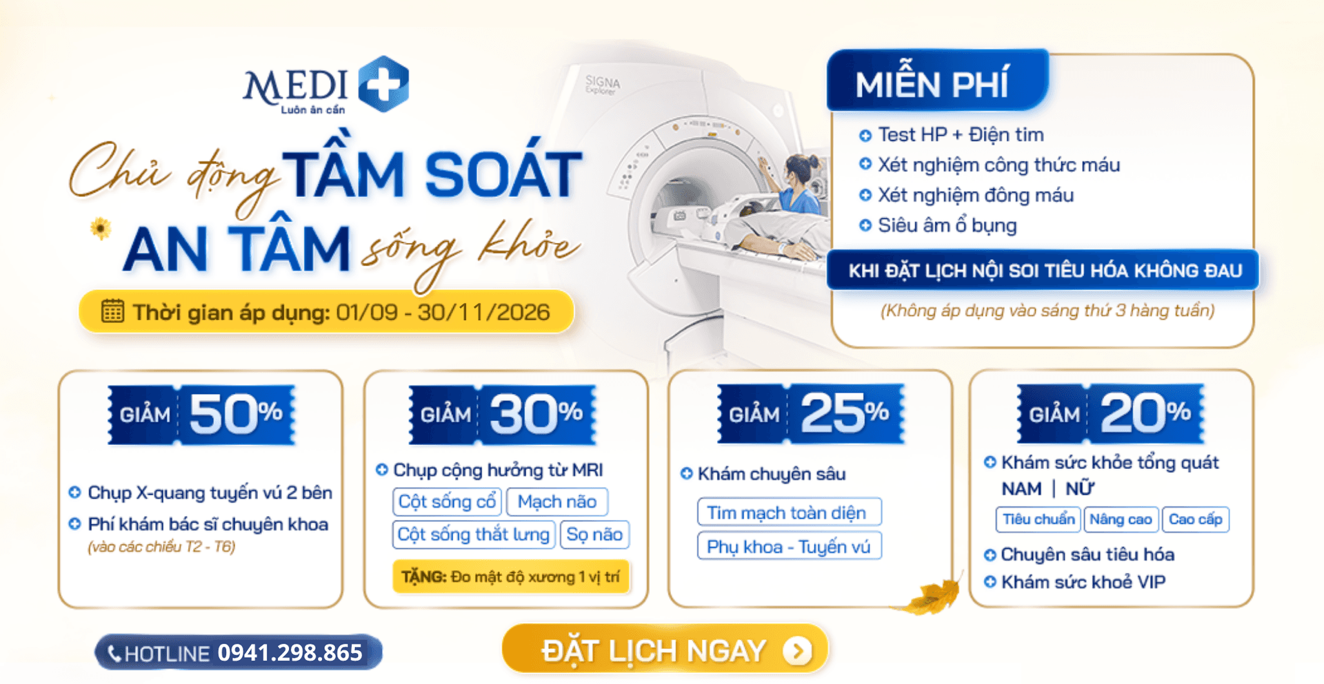 Bùng nổ chuỗi ưu đãi lớn nhất năm tại Phòng khám Mediplus Tân Mai