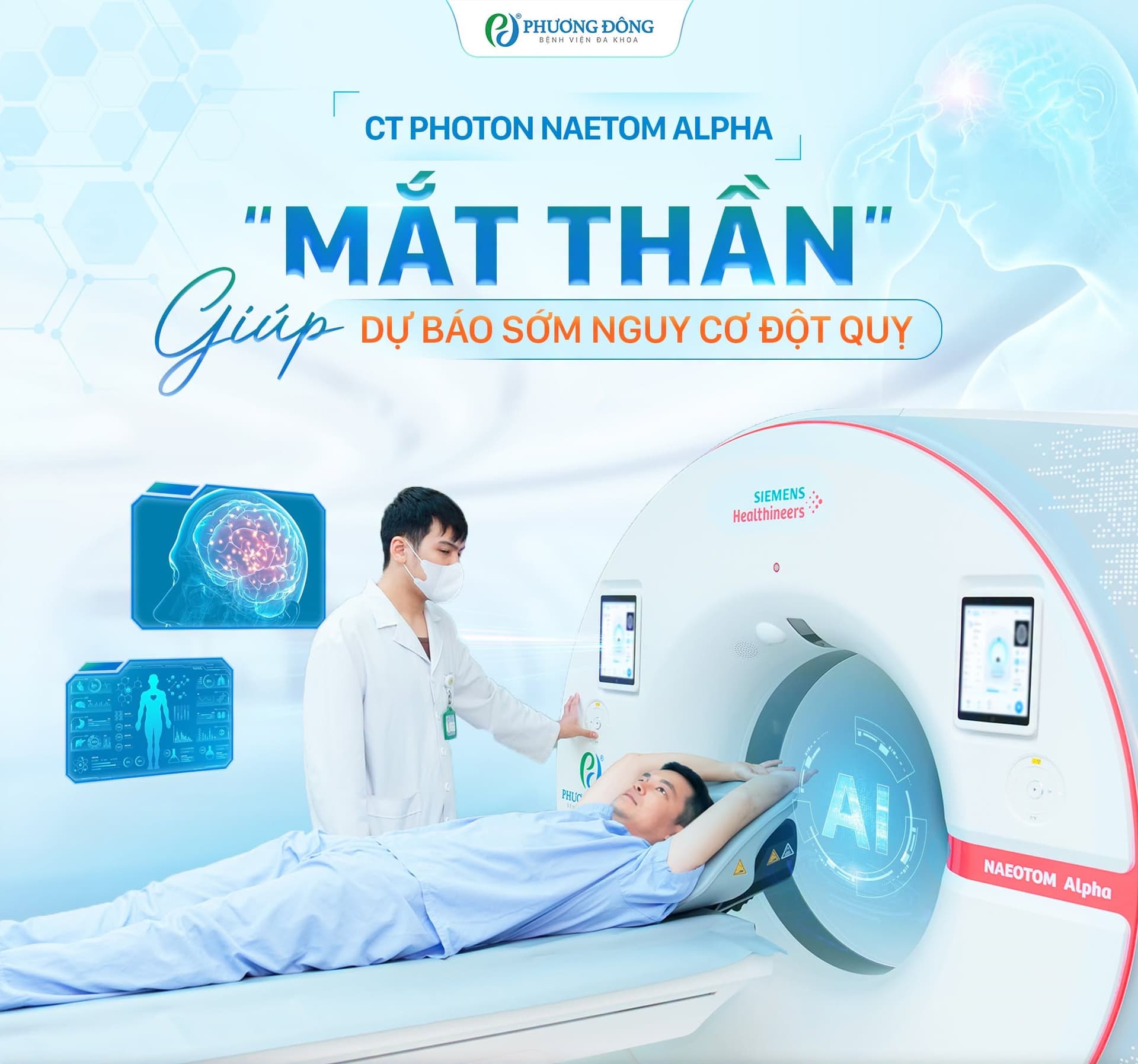 CT Photon NAEOTOM Alpha: "Mắt thần" hỗ trợ phát hiện sớm nguy cơ đột quỵ