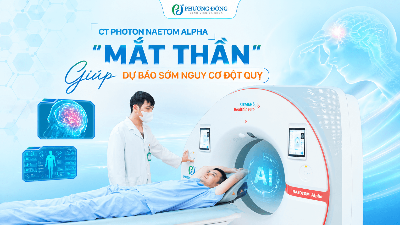 CT Photon NAEOTOM Alpha: "Mắt thần" hỗ trợ phát hiện sớm nguy cơ đột quỵ