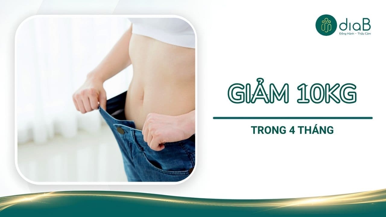 Hành trình giảm gần 10kg của phụ nữ 54 tuổi cùng DiaB