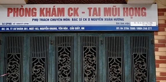 Phòng khám Tai Mũi Họng - Bác sĩ Nguyễn Xuân Hương - Hình 1