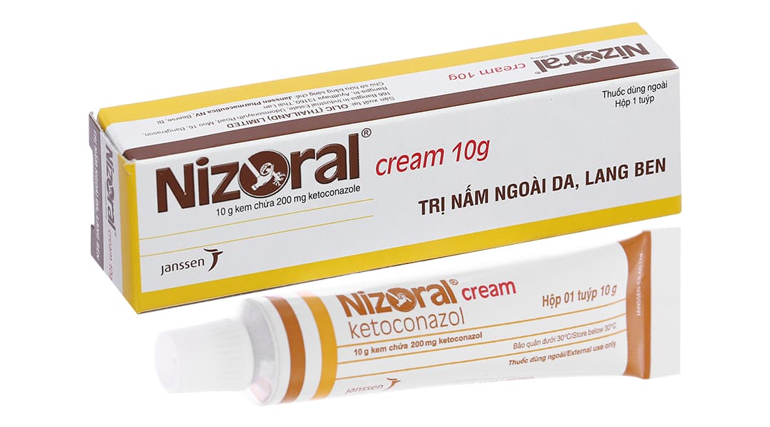 Kem Bôi Nizoral Cream Janssen 10g - Điều Trị Nấm Ngoài Da, Lang Ben Hiệu Quả