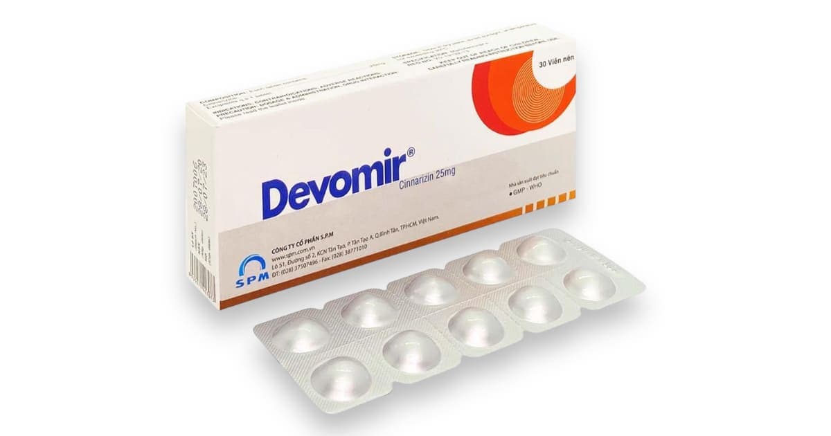 Thuốc Devomir S.P.M: Giải pháp chống say tàu xe, máy bay hiệu quả