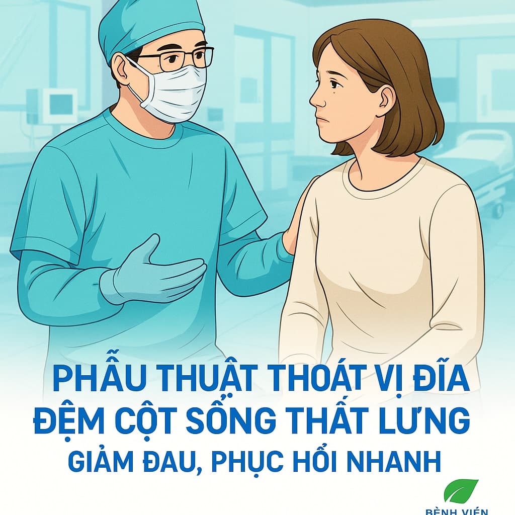 Phẫu thuật thoát vị đĩa đệm cột sống thắt lưng tại Bệnh viện Hồng Ngọc: Ít xâm lấn – Hồi phục nhanh