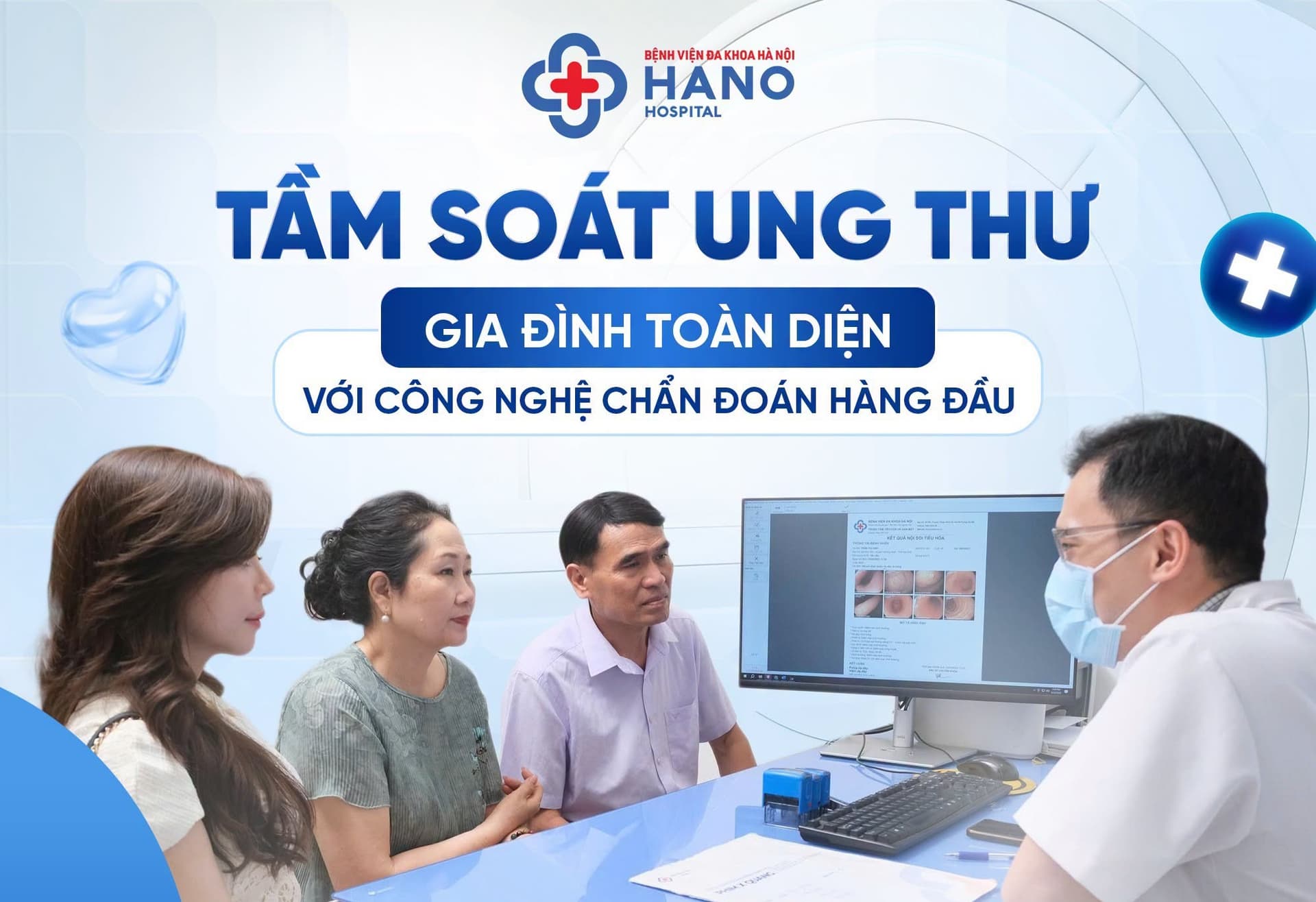 Ưu đãi lên tới 40% tầm soát ung thư gia đình toàn diện tại Bệnh viện Đa khoa Hà Nội
