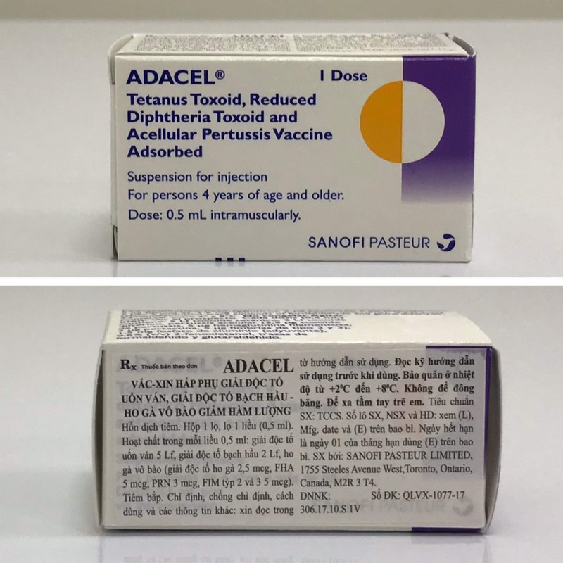 Vắc xin Adacel 0.5 ml (Pháp)