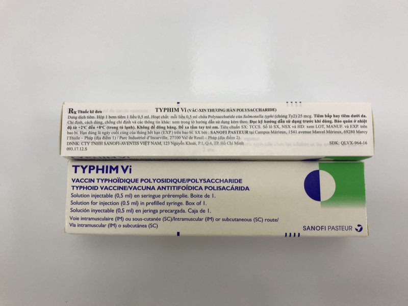 Vắc-xin Typhim Vi 0,5ml (Pháp)
