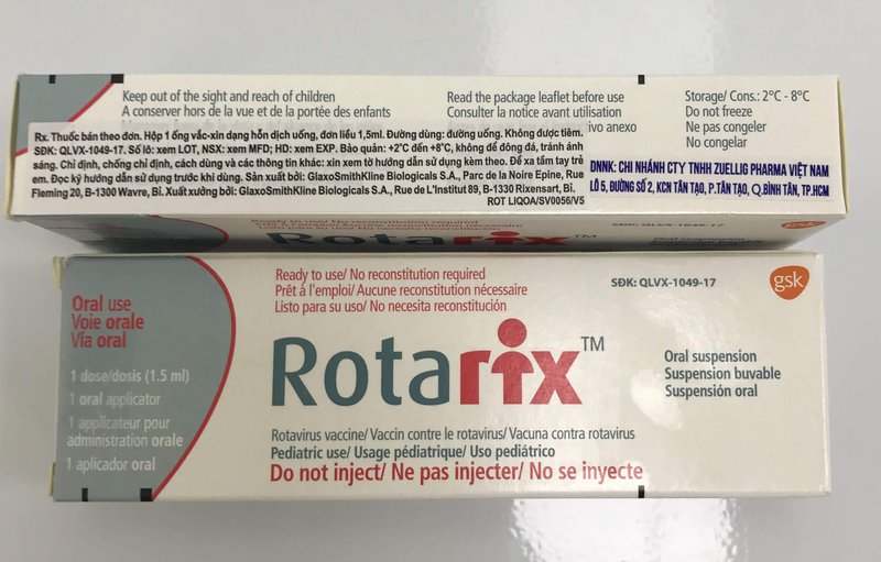 Vắc-xin Rotarix 1,5ml (Bỉ)