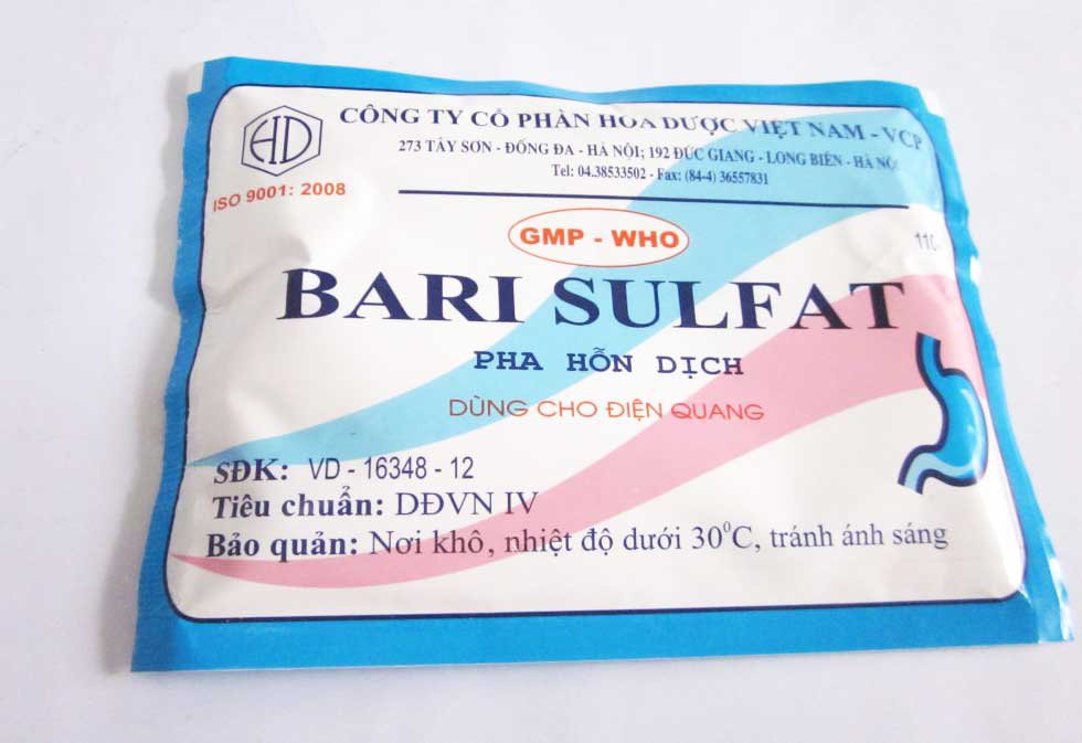 Những điều cần biết về Bari Sulfate - ảnh 1